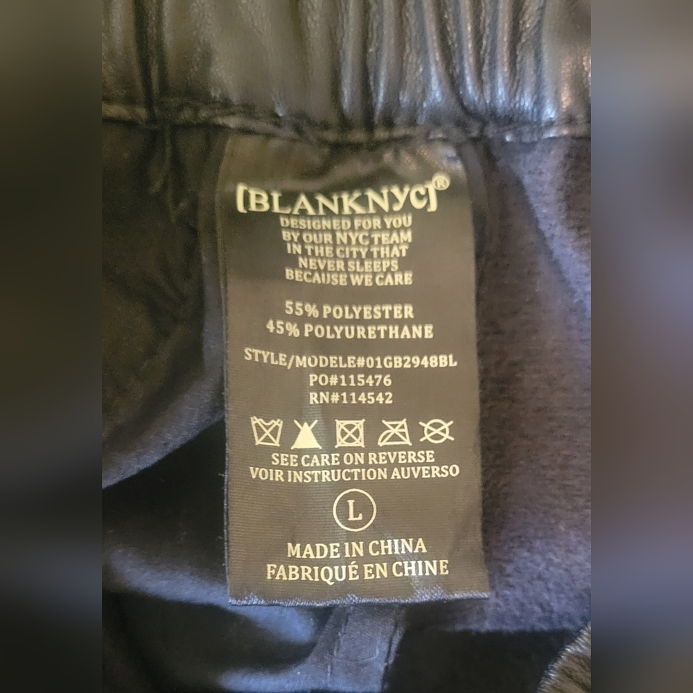 BLANKNYC Faux leather joggers - Picture 6 of 7